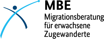 Logo der MBE Migrationsberatung für erwachsene Zugewanderte
